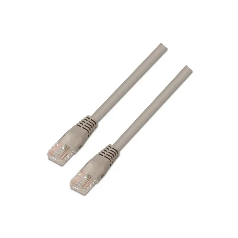 (A135-0234) AISENS CABLE DE RED LATIGUILLO RJ45 CAT.6 UTP AWG24 GRIS 10M