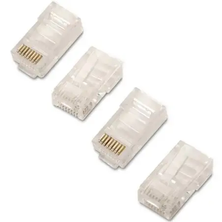 (A139-0297) AISENS CONECTOR RJ45 8 HILOS CAT.6 AWG24 (10 UDS)