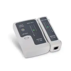 (A142-0312) AISENS TESTEADOR PARA CABLE R11/RJ12/R45 BLANCO