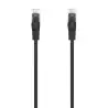 (A145-0586) AISENS CABLE DE RED LATIGUILLO RJ45 LSZH CAT.6 UTP AWG24 NEGRO 0