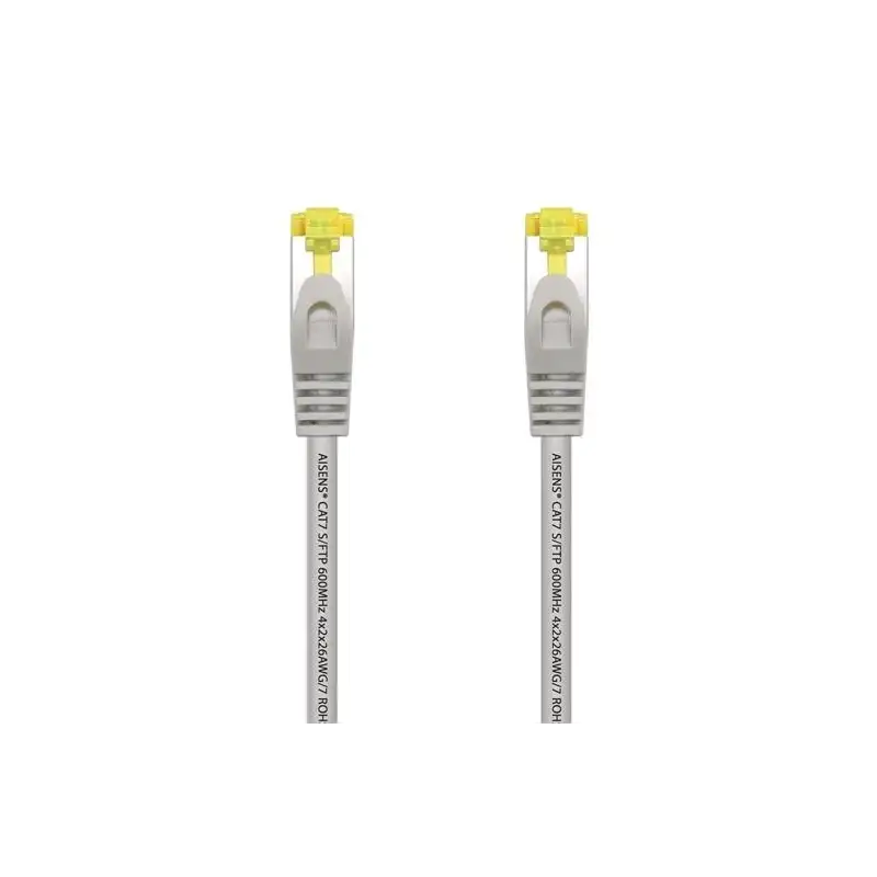 (A146-0334) AISENS CABLE DE RED LATIGUILLO RJ45 LSZH CAT.7 600MHZ S/FTP PIMF AWG26 GRIS 1