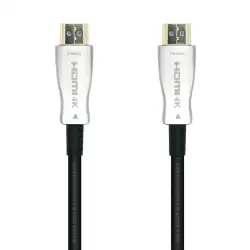 (A148-0378) AISENS CABLE HDMI V2.0 AOC (ACTIVE OPTICAL CABLE) PREMIUM ALTA VELOCIDAD HEC 4K@60HZ 18GBPS A/M - A/M NEGRO 20M