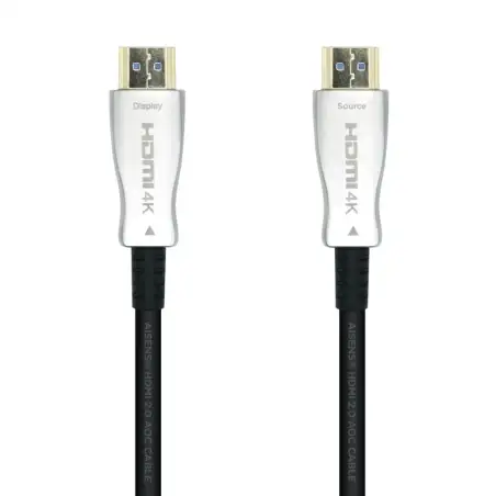 (A148-0378) AISENS CABLE HDMI V2.0 AOC (ACTIVE OPTICAL CABLE) PREMIUM ALTA VELOCIDAD HEC 4K@60HZ 18GBPS A/M - A/M NEGRO 20M