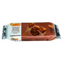 (88) JOVI AIR DRY PASTILLA DE PASTA MODELAR ENDURECE AL AIRE 500 GR TERRACOTA
