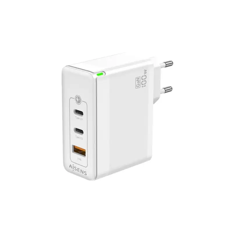 (ASCH-100W3P008-W) AISENS CARGADOR GAN 100W