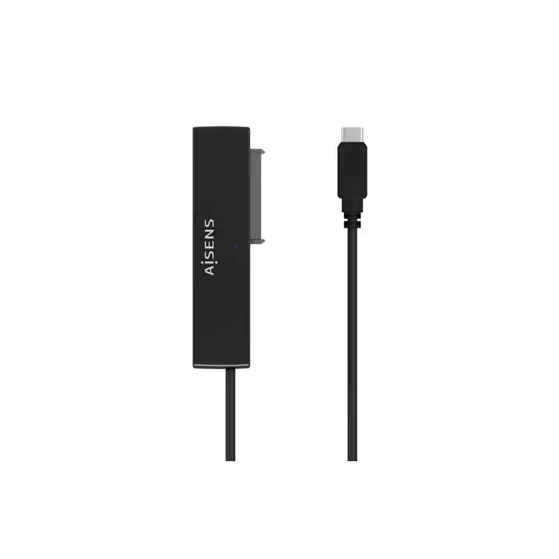 (ASE-35C02B) AISENS ADAPTADOR ASE-35A02B SATA A USB-A USB3.01/USB 3.1 PARA DISCOS DUROS 2.5" Y 3.5" CON ALIMENTADOR NEGRO