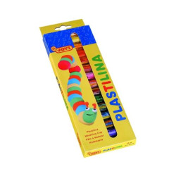 (90/15) JOVI PLASTILINA BARRA 15GR COLORES SURTIDOS ESTUCHE 15 UD