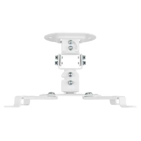 (CP03TSR-129) AISENS SOPORTE UNIVERSAL GIRATORIO INCLINABLE DE TECHO PARA PROYECTOR BLANCO