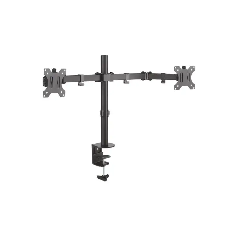 (DT32TSR-041) AISENS SOPORTE DE MESA ECO GIRATORIO INCLINABLE 3 PIVOTES 2 BRAZOS PARA TV/MONITOR 8KG 13"/32" NEGRO