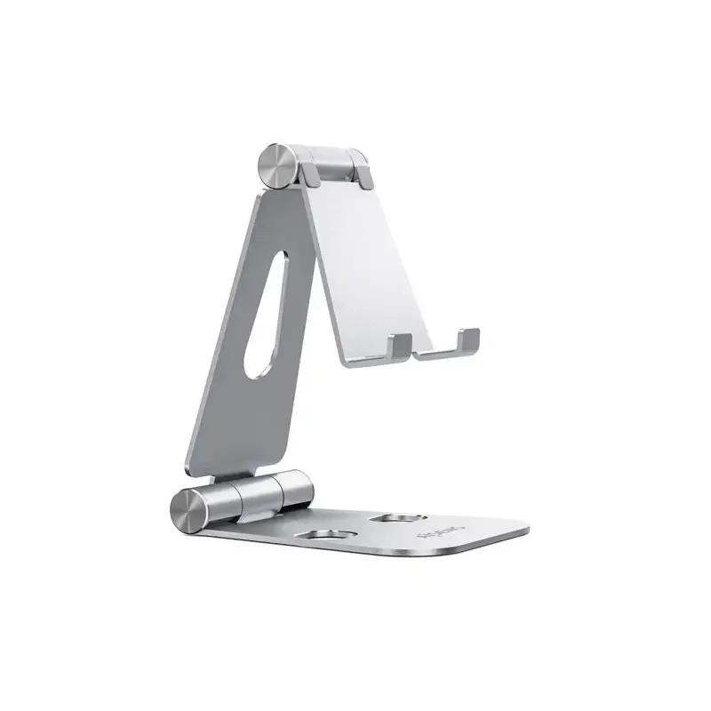 (MS2PXL-092) AISENS SOPORTE DE SOBREMESA TAMAÑO XL AJUSTABLE 2 PIVOTES PARA MOVIL/TABLET PLATA