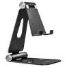 (MS2PXL-096) AISENS SOPORTE DE SOBREMESA TAMAÑO XL AJUSTABLE 2 PIVOTES PARA MOVIL/TABLET NEGRO
