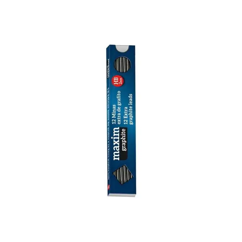 (PM000200) ALPINO MINAS MAXIM 2MM HB ESTUCHE 12 UD EXTRA GRAFITO