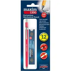 (PM035300) PORTAMINAS MAXIM 2.0 HB + CAJA DE MINAS BLÍSTER