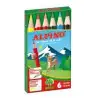 (AL010651) ALPINO LÁPICES DE COLORES CORTOS 85MM C/SURTIDOS ESTUCHE 6 UD