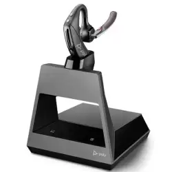 (8R710AA) HP POLY AURICULAR VOYAGER 5200 OFFICE MONOAURAL C/ MICRÓFONO USB-A BLUETOOTH NEGRO