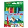(PA000012) ALPINO CERAS PLÁSTICAS PLASTIALPINO 115MM NO MANCHAN ESTUCHE DE 12 C/SURTIDOS
