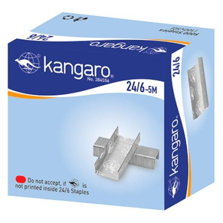 (KG2465M) KANGARO GRAPAS 24/6 CAJA 5000U