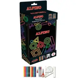 (UA000166) ALPINO PLUMIER DOBLE BLACK EN BLÍSTER MATERIAL INCLUÍDO