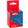 (00452) APLI ANILLAS METÁLICAS ARTICULADAS Ø25MM CAJA 20 UD NIQUELADAS