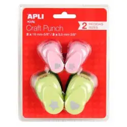 (13988) APLI PERFORADORA 1 AGUJERO FORMAS SURTIDAS 16MM/9