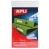 (02617) APLI BOLSILLOS ADHESIVOS PORTAETIQUETAS 35X75MM BOLSA DE 8 TRANSPARENTE