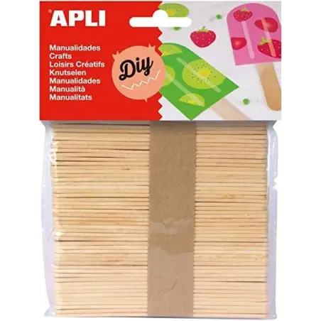 (13063) APLI PALO DE POLO 114X10MM COLOR MADERA NATURAL -50U-