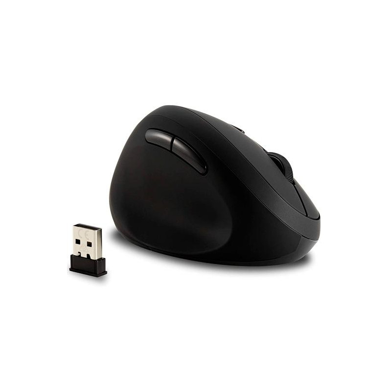 (K79810WW) KENSINGTON RATÓN PRO FIT ERGONÓMICO VERTICAL INALÁMBRICO 800/1200/1600 PPP ZURDOS 6 BOTONES NEGRO