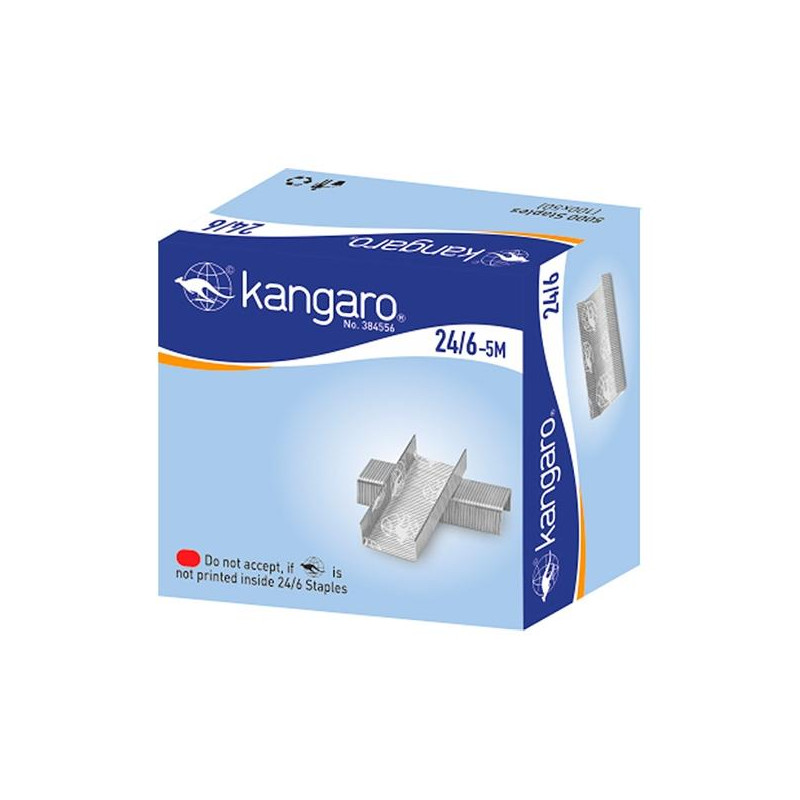 (KG2465M) KANGARO GRAPAS 24/6 CAJA 5000U