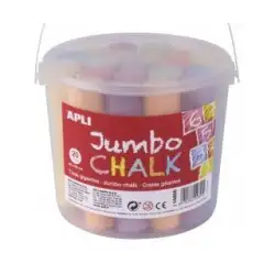 (14855) APLI TIZAS ANTIPOLVO COLORES SURTIDOS BOTE 20 UD