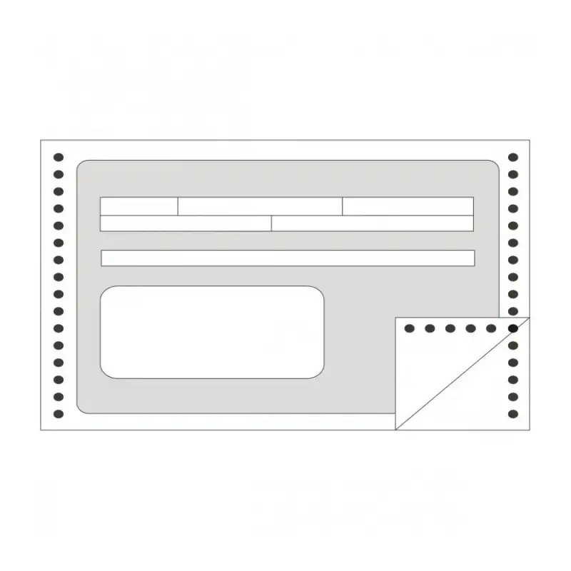 (00133) APLI FORMULARIOS RECIBO EN CONTINUO 240MMX4" 1 COPIA 1200 U