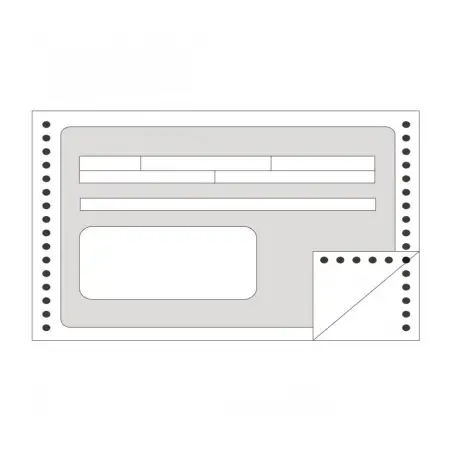 (00133) APLI FORMULARIOS RECIBO EN CONTINUO 240MMX4" 1 COPIA 1200 U