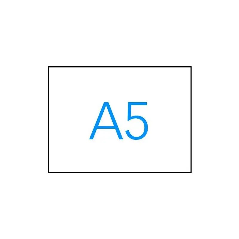 (01243) APLI ETIQUETAS ADHESIVAS 210X148MM A5 INKJET/LÁSER C/RECTOS 1 X 200H BLANCO