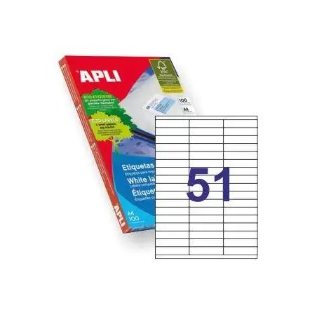 (01294) APLI ETIQUETAS ADHESIVAS 70X16