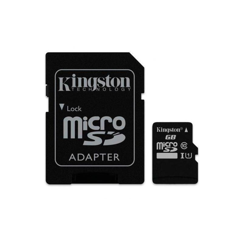 (SDCS2/64GB) KINGSTON TARJETA DE MEMORIA MICRO SDHC CANVAS SELECT 64GB C/ADAPTADOR