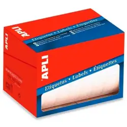 (01704) APLI ETIQUETAS PARA PRECIOS 53X100MM ESCRITURA MANUAL C/ROMOS ROLLO DE 300 BLANCO