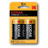 (KDXLR20PB2) KODAK PILAS EXTRALIFE ALCALINAS D - LR20 - PACK 2 UDS