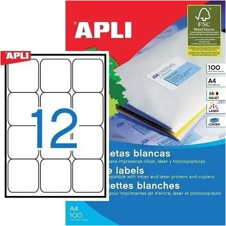 (02416) APLI ETIQUETAS ADHESIVAS 63