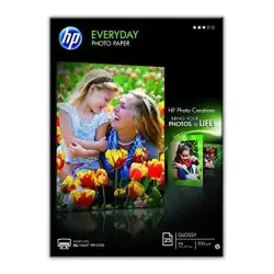 (Q5451A) HP PAPEL EVERYDAY GLOSSY PHOTO PAPER /25 HOJAS /A4 /200 GRS. /25 HOJAS