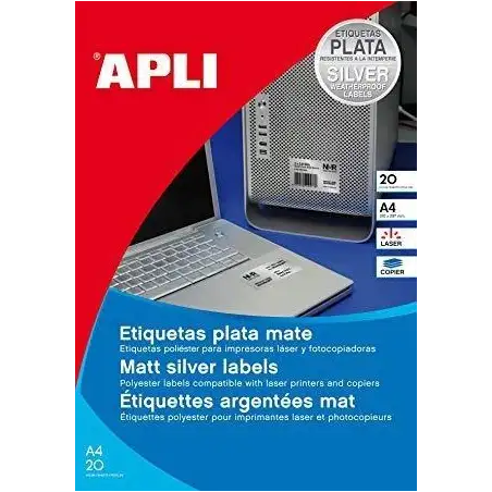 (10066) APLI ETIQUETAS ADHESIVAS METALIZADAS 45
