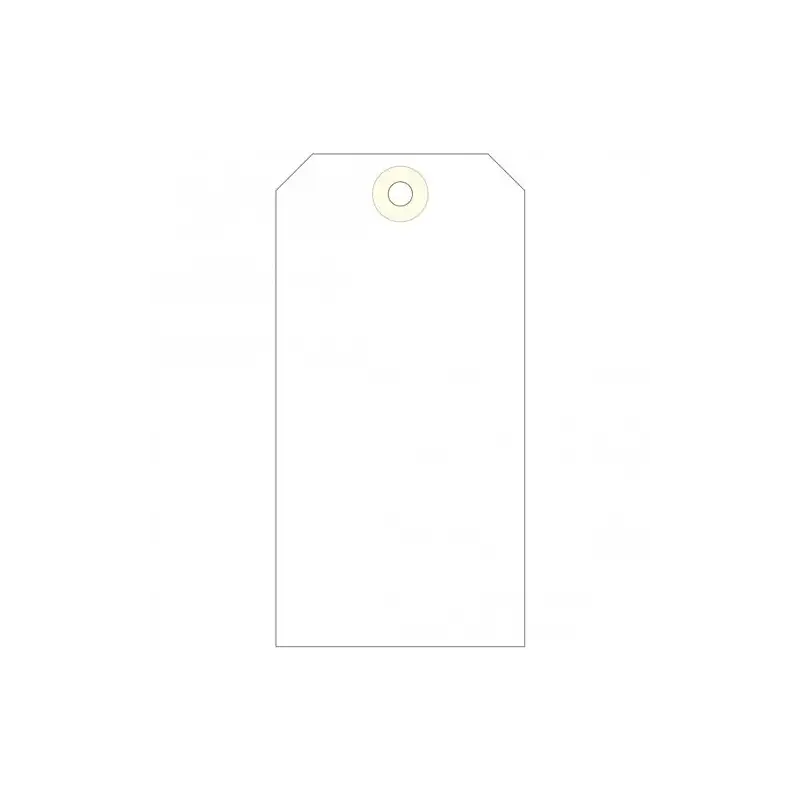 (121376) APLI ETIQUETAS COLGANTES CON ARANDELA 125X63MM CAJA DE 1000 CREMA