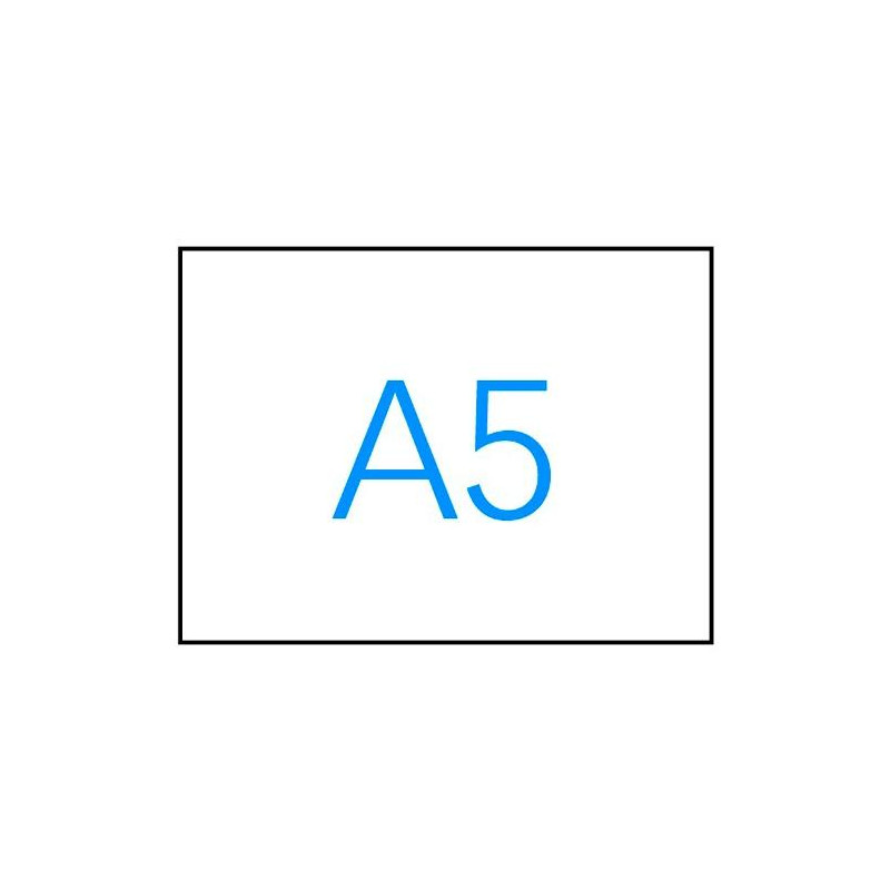 (01243) APLI ETIQUETAS ADHESIVAS 210X148MM A5 INKJET/LÁSER C/RECTOS 1 X 200H BLANCO