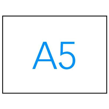 (01243) APLI ETIQUETAS ADHESIVAS 210X148MM A5 INKJET/LÁSER C/RECTOS 1 X 200H BLANCO