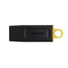 (DTX/128GB) KINGSTON PENDRIVE DATATRAVELER EXODIA 128GB C/TAPA PROTECTORA Y RANURA PARA COLGAR USB 3.2 NEGRO/AMARILLO