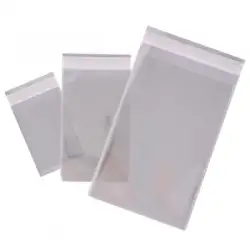 (16220) APLI BOLSAS CIERRE ADHESIVO POLIPROPILENO TRANSPARENTE 80X120MM PACK 100 UD
