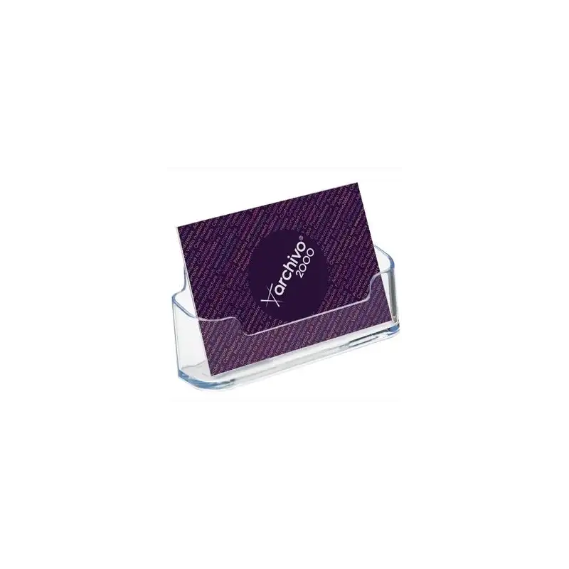 (61417 CS TP) ARCHIVO 2000 PORTATARJETAS DE SOBREMESA HORIZONTAL CON 1 COMPARTIMENTO 45X95X35 MM