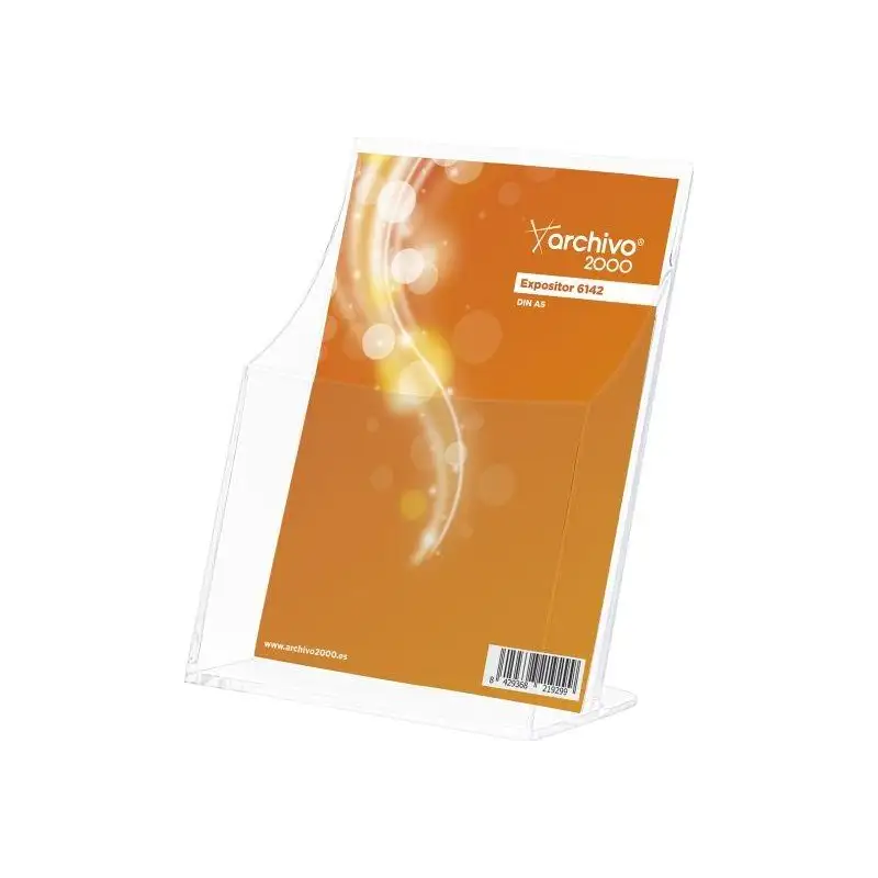 (6142 CS TP) ARCHIVO 2000 PORTAFOLLETOS SOBREMESA ARCHIVO 2000 "PREMIUM" ESPESOR 3 MM DIN A5 VERTICAL 95X160X210 MM