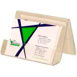 (6151 CS TP) ARCHIVO 2000 PORTATARJETAS DE SOBREMESA ARCHIVO 2000 "PREMIUM" HORIZONTAL CON 2 COMPARTIMENTOS ESPESOR 3 MM 60X9...