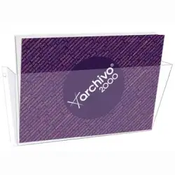 (65004 CS TP) ARCHIVO 2000 PORTADOCUMENTOS MURAL CON 1 COMPARTIMENTO DIN A4 HORIZONTAL 80X365X180 MM