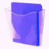 (66504 CS TP) ARCHIVO 2000 PORTAFOLLETOS MURAL CON AGUJEROS PRE PERFORADOS DIN A4 VERTICAL CRISTAL TRANSPARENTE