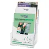 (66605 CS TP) ARCHIVO 2000 PORTAFOLLETOS SOBREMESA 3 ALTURAS DIN A5 VERTICAL POLIESTIRENO ULTRA TRANSPARENTE